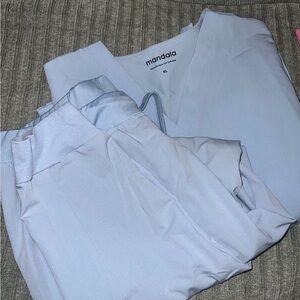 Mandala Light Blue Pants